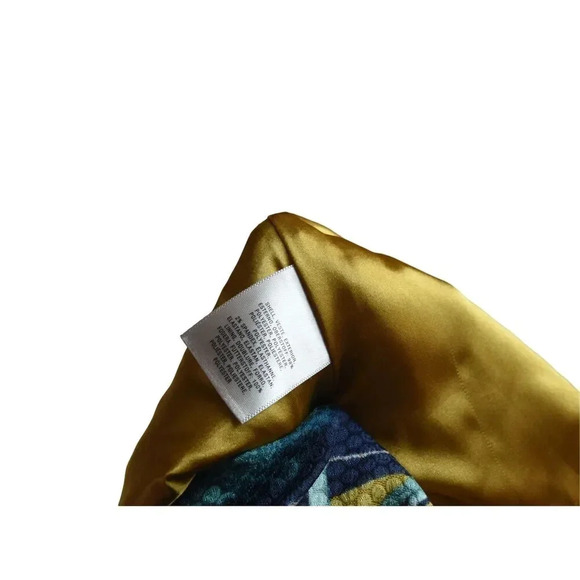 Maeve Anthropologie Yellow Floral Jacquard Textured Mini Skirt Size 14 - Picture 10 of 11